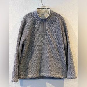 Orvis light gray pullover